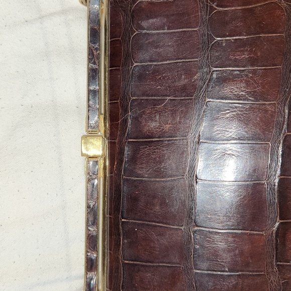 Vintage reptile handbag - Picture 2 of 13